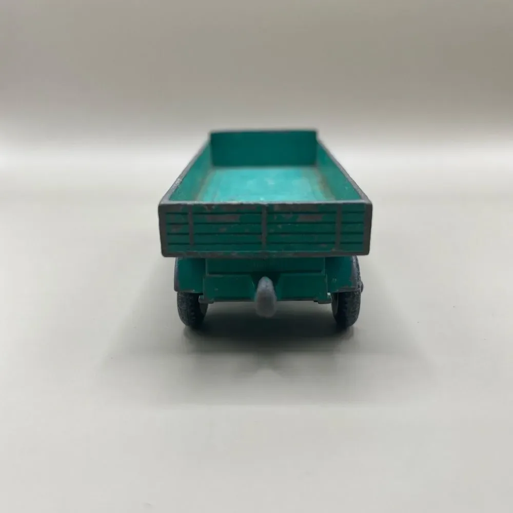 Vtg Matchbox Lesney Mercedes Trailer No. 2 Aqua Green Regular Wheels Tow Hook‎